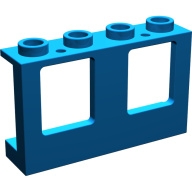 Lego rám okna 1x4x2, modrá (486323)